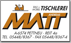 Tischlerei Matt - Pettneu