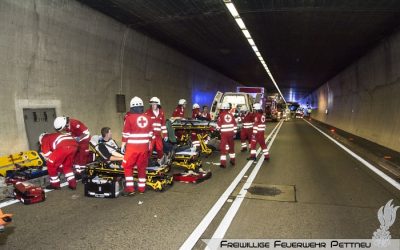 Großübung Arlbergtunnel