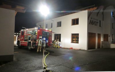 Monatsübung April „Brand Tischlerei“