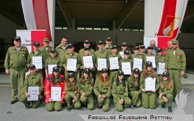 Wissenstest der Feuerwehrjugend