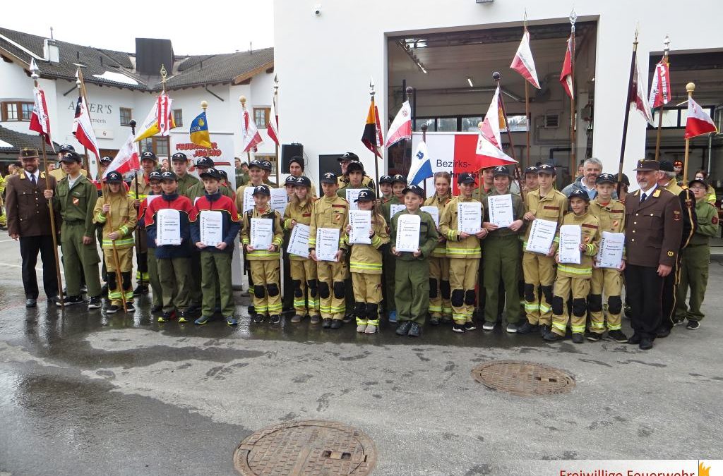 Wissenstest der Feuerwehrjugend des Bezirkes Landeck