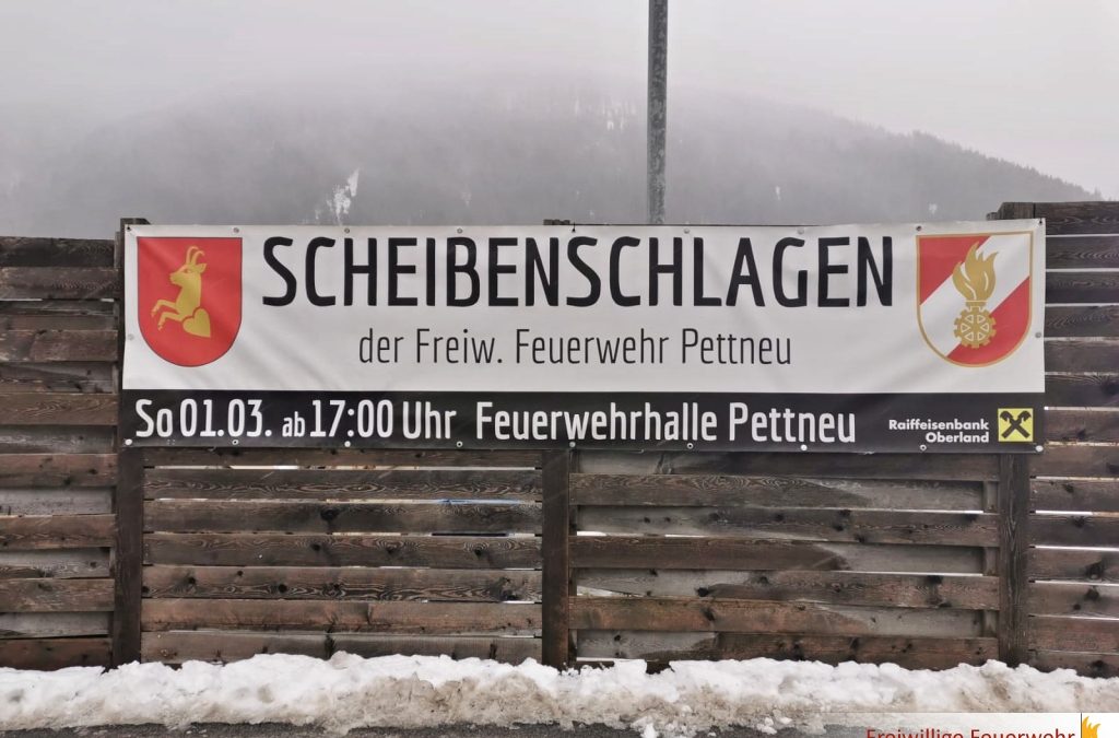 Vorbereitungen Scheibenschlagen 2020