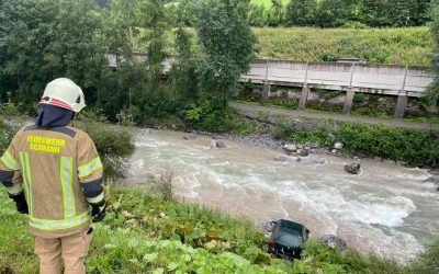 Verkehrsunfall in Schnann