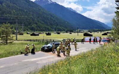 Motorradunfall auf der L68