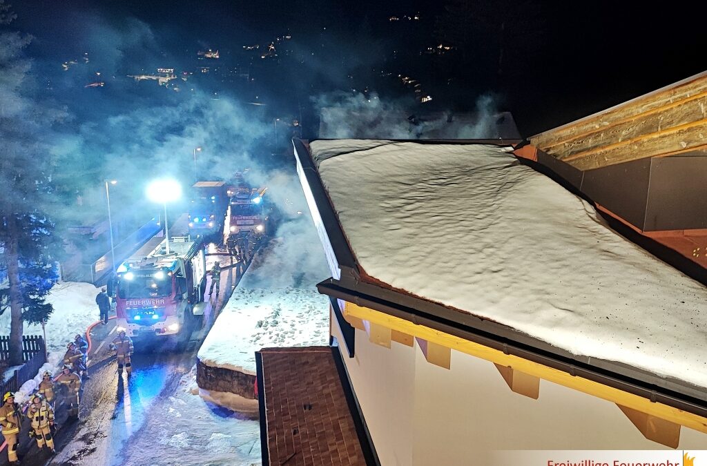 Brand in einem Beherbergungsbetrieb