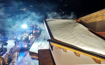 Brand in einem Beherbergungsbetrieb