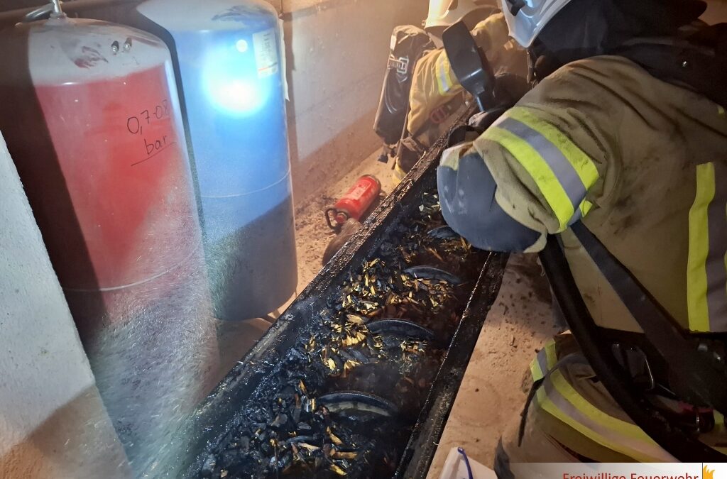 Brand in Späneheizungsanlage: Schnelles Eingreifen verhindert größere Schäden