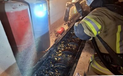Brand in Späneheizungsanlage: Schnelles Eingreifen verhindert größere Schäden