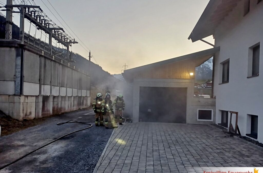Übung: Brand in einer Tiefgarage