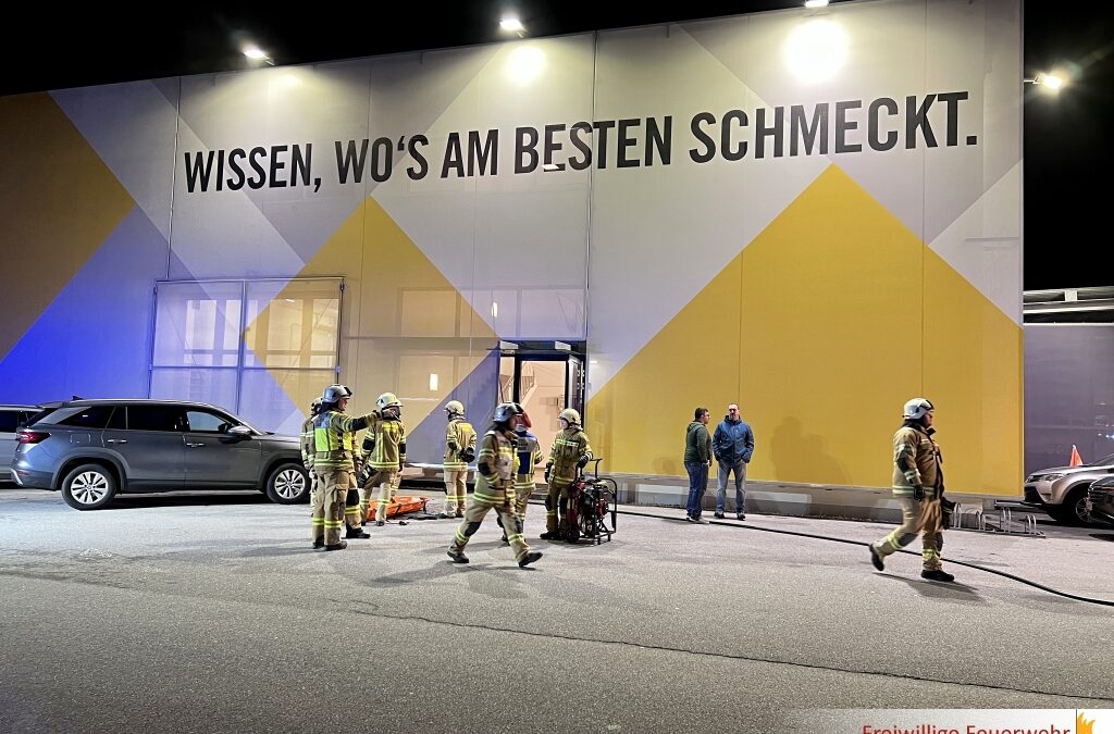 Teilabschnittsübung Bäckerei Ruetz in Schnann