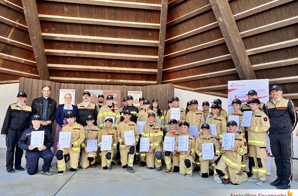 Erfolgreicher Wissenstest der Feuerwehrjugend des Bezirkes Landeck in Nauders