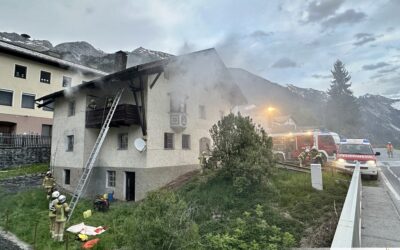 Brand in leerstehendem Gebäude als Übungsannahme bei Monatsprobe