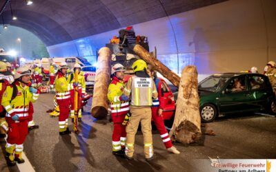 Unwettereinsätze während der S16-Großübung