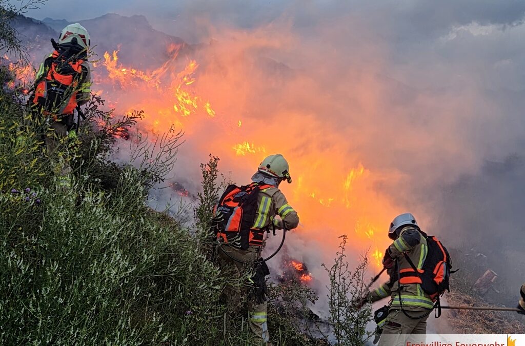 Schulung zur Wald- und Vegetationsbrandbekämpfung in St. Anton